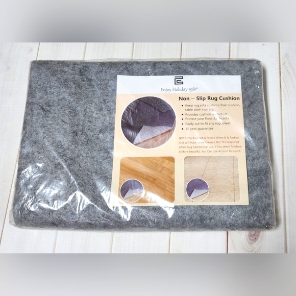 New Enjoy Holiday Non Slip Rug Cushion 48"x49" - Picture 1 of 7